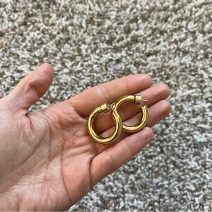 Jennifer Fisher Women's Gold Huggie Earrings